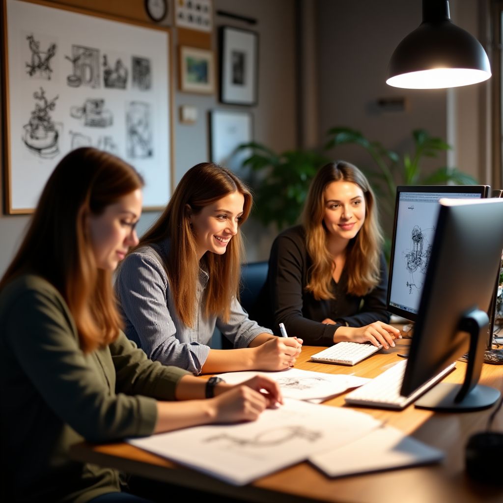 Echipa Studio Digital la începuturile companiei