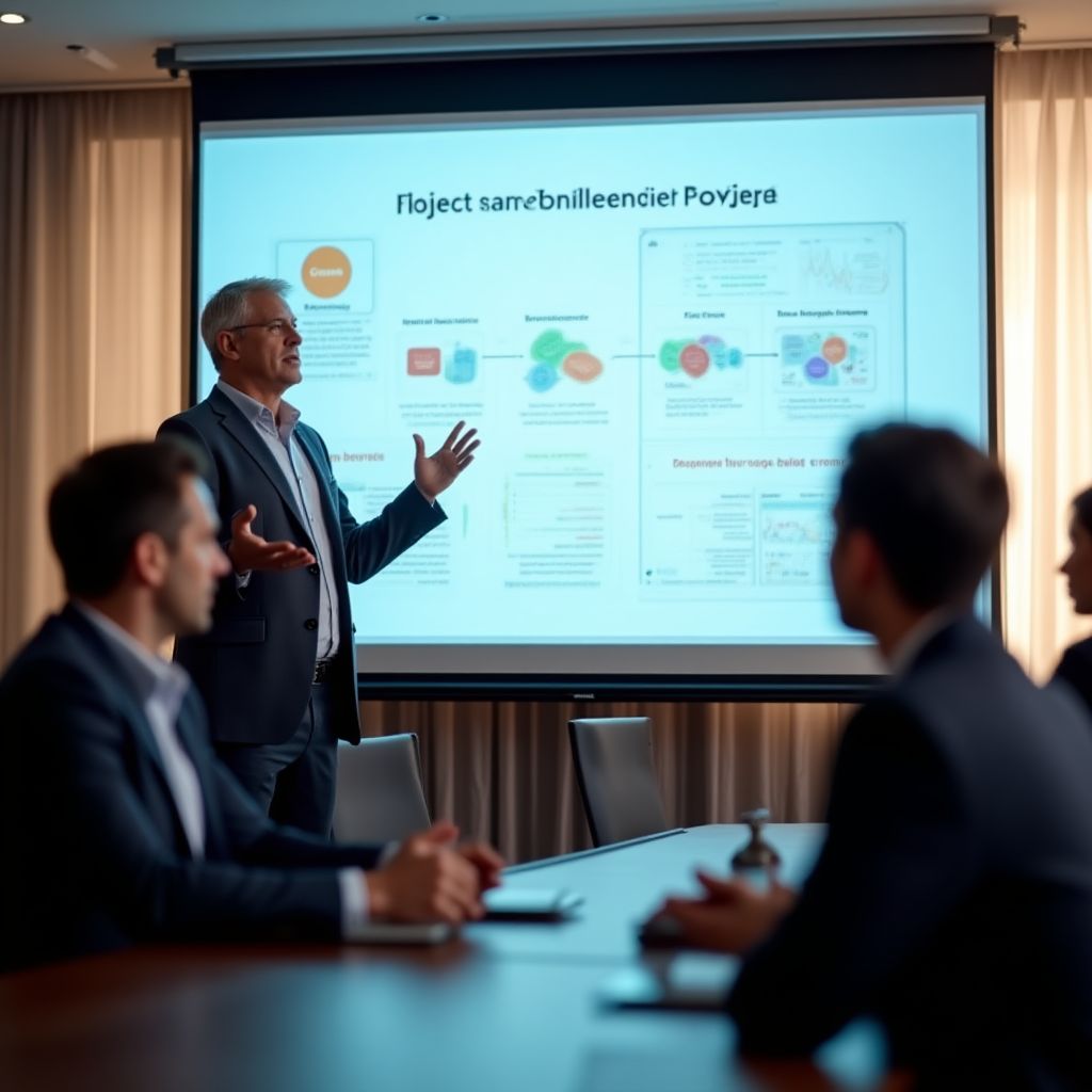 Prezentare de proiect pentru un client important