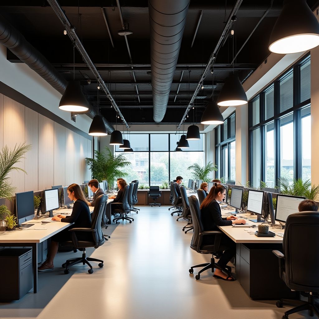 Spațiul nostru de lucru modern și creativ