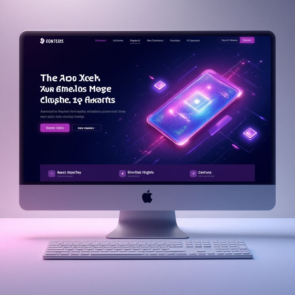 Proiect web design pentru companie tech