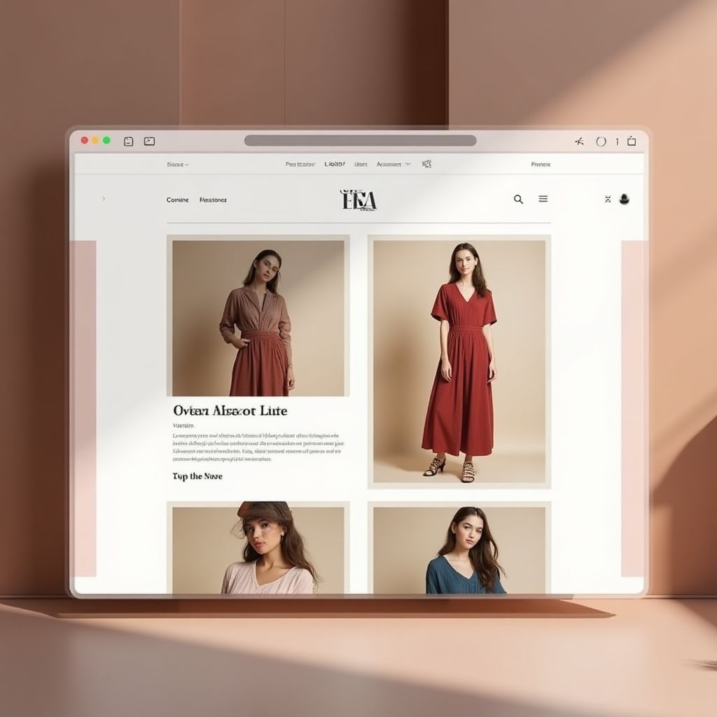 Magazin online pentru brand de modă