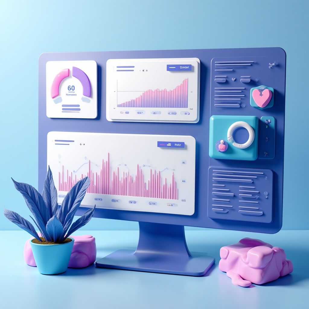 Interfață dashboard pentru platformă educațională